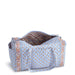 Vera Bradley Large Original Duffel Bag in Blue Leaf pattern