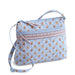 Vera Bradley Original Zip Hipster crossbody bag in Blue Leaf pattern