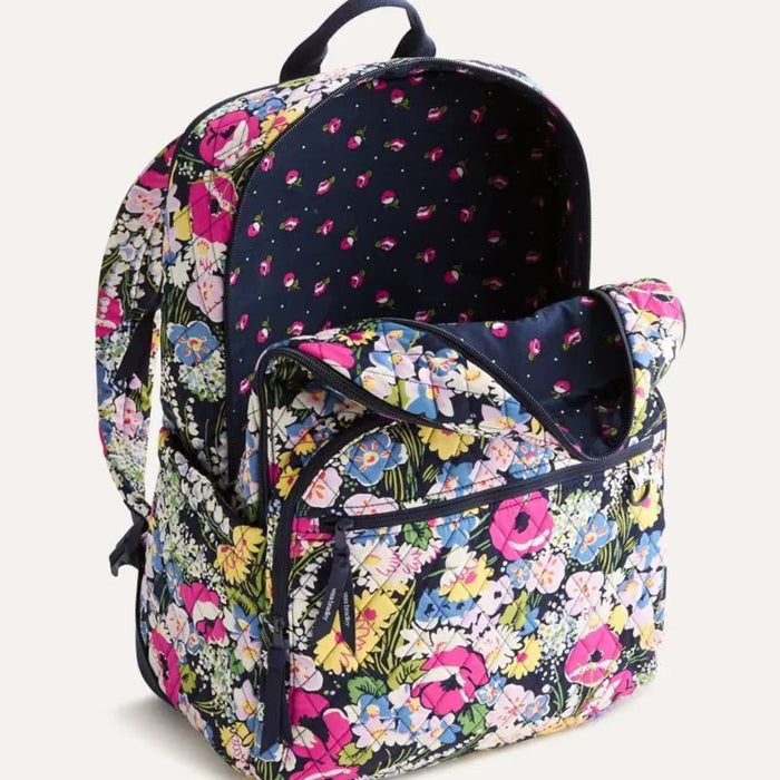 Vera Bradley Poppy Fields Backpack with laptop compartment