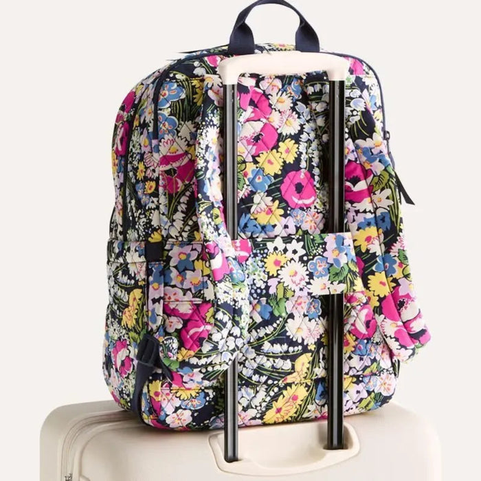 Vera Bradley Poppy Fields Backpack with laptop compartment
