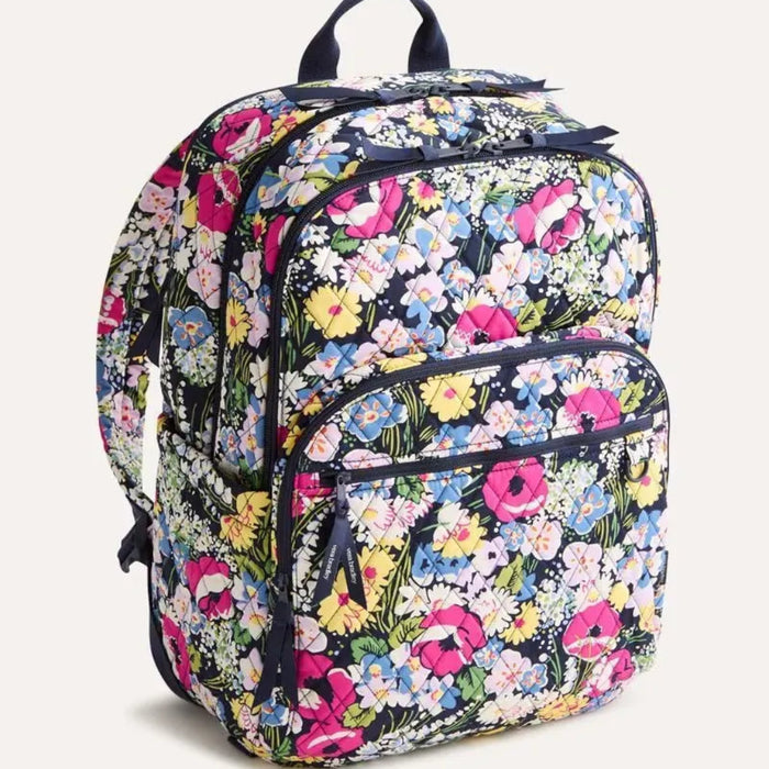 Vera Bradley Poppy Fields Backpack with laptop compartment