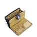 Vera Bradley Peacoat Turnlock Wallet with multiple slip pockets
