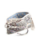 Vera Bradley Clip & Zip Wristlet in Neutral Rhapsody pattern with compact zippered design and convenient clip.