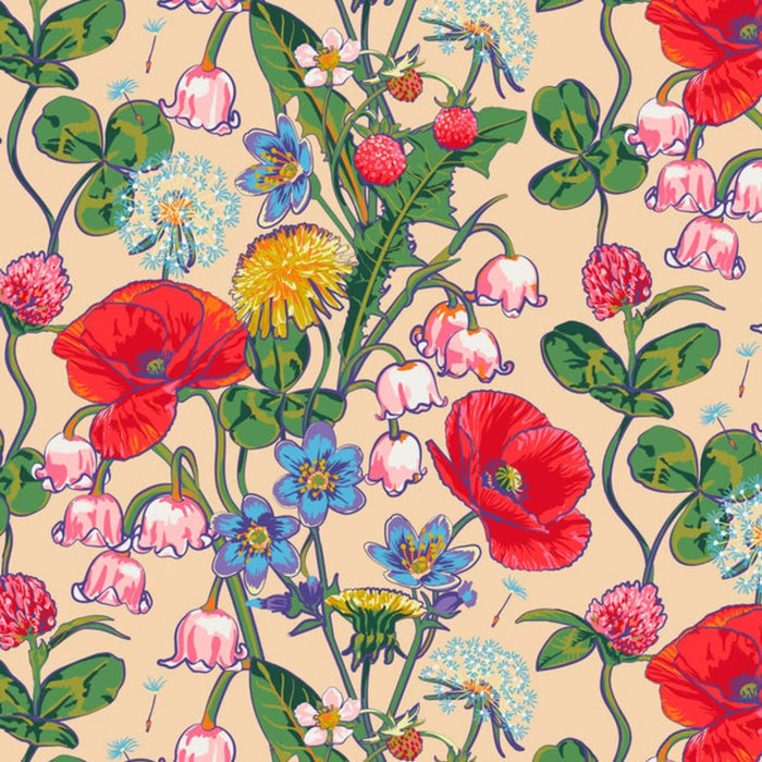 A stylish case with a floral design and zipper closure, suitable for carrying cosmetics or other small essentials.