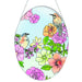 This Bridgeton Hall Bird Romance Medium Oval Suncatcher brings a charming display of nature and elegance to your home décor.