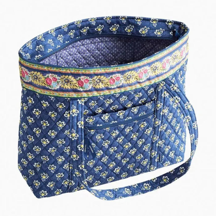 Vera Bradley Original Vera Tote Bag with spacious main compartment