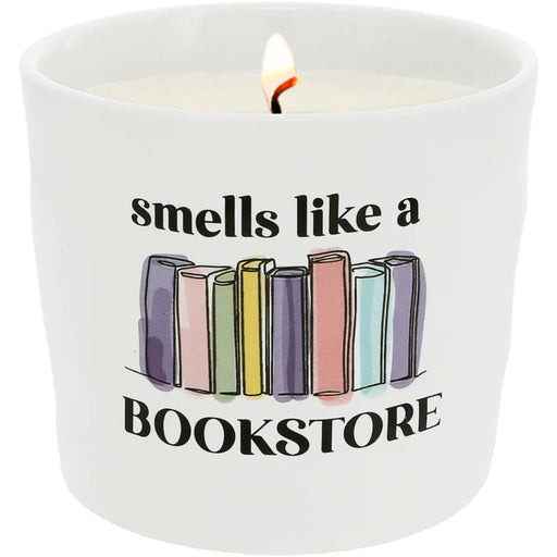  The Pavilion Gift Co Bookstore Whispering Pages 12 oz Soy Wax Candle captures the warm, nostalgic fragrance of old pages, wood, and quiet reading nooks. 