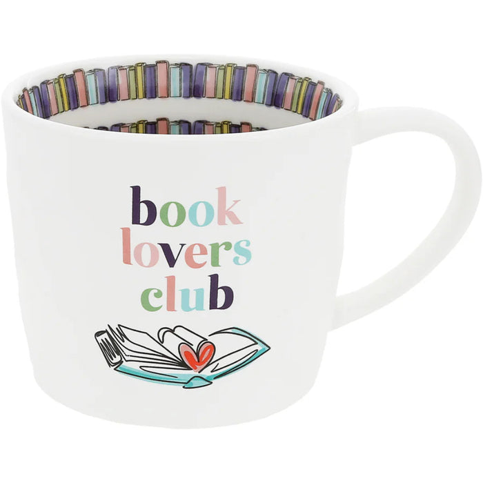  The Pavilion Gift Co Book Lover 16 oz Mug features a charming design crafted for those who live to read. 