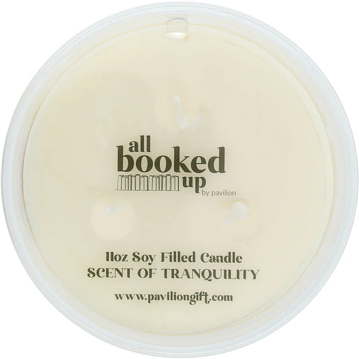 The Pavilion Gift Co Late Night Tranquility 11 oz Soy Wax Candle fills your space with a soft, soothing fragrance that melts away the stress of the day.