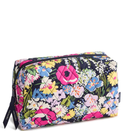  this versatile bag offers ample space for your makeup, skincare products 