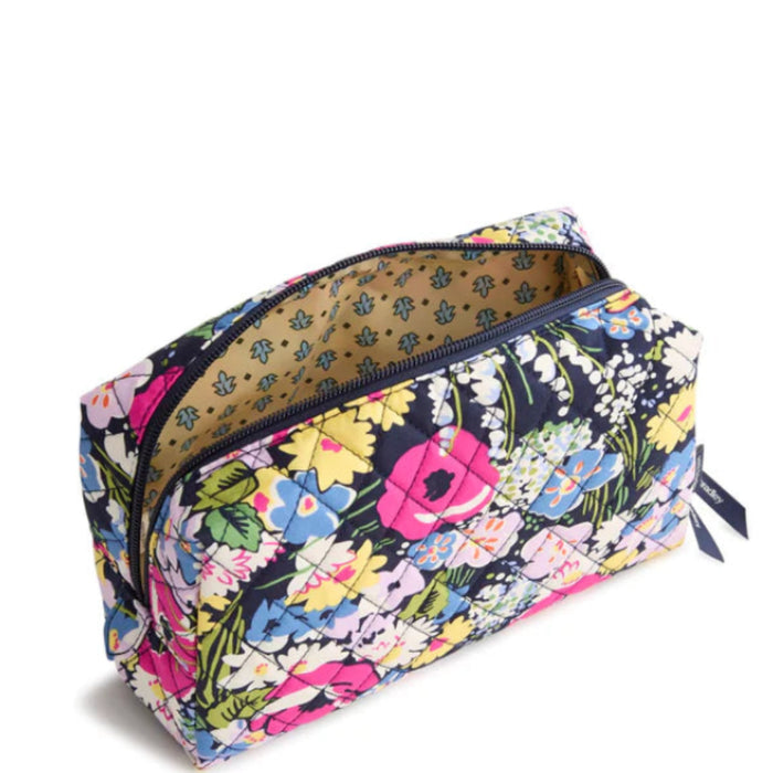  this versatile bag offers ample space for your makeup, skincare products 