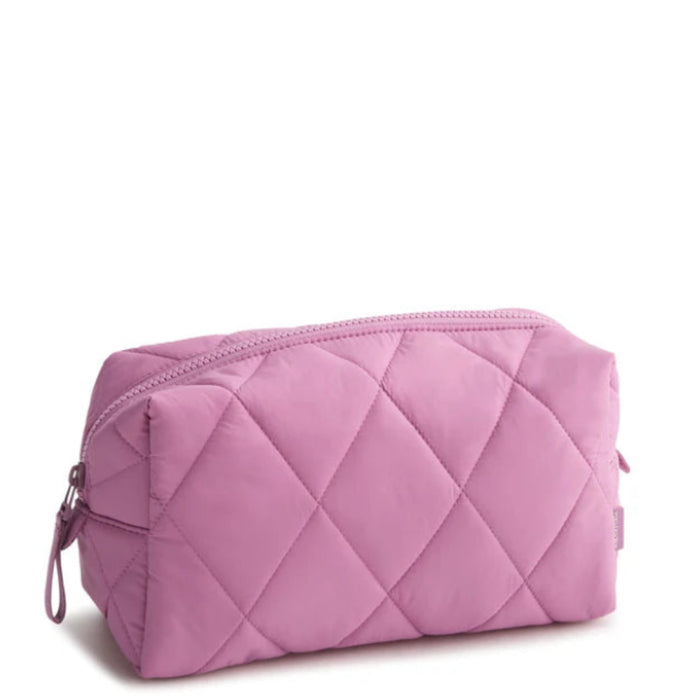  this versatile bag offers ample space for your makeup, skincare products 