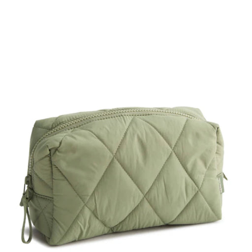  this versatile bag offers ample space for your makeup, skincare products 