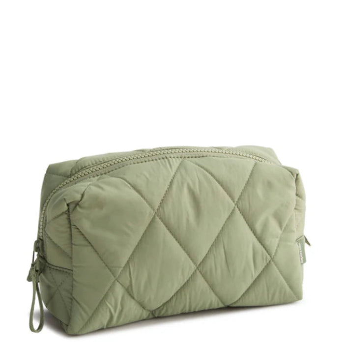  this versatile bag offers ample space for your makeup, skincare products 