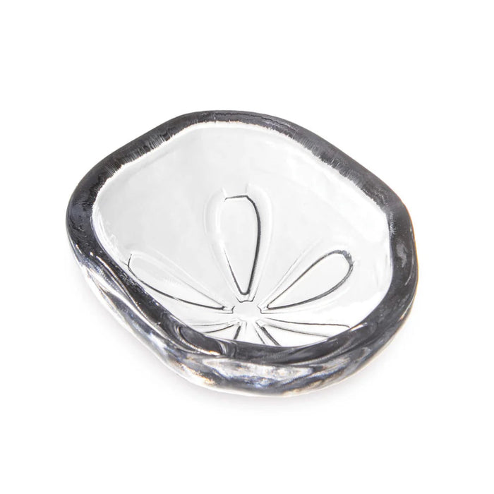 sand dollar bowl captures the radial symmetry of these iconic echinoderms.
