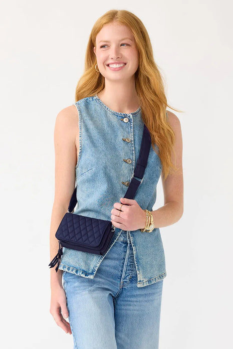Vera Bradley : Carlow All in One Crossbody - Peacoat