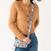 Vera Bradley Carlow All in One Crossbody in Neutral Rhapsody pattern