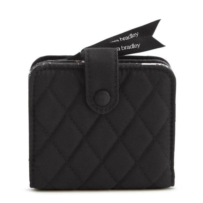 Vera Bradley Small Deluxe Tab Wallet in Moonless Night with compact design and convenient tab closure.
