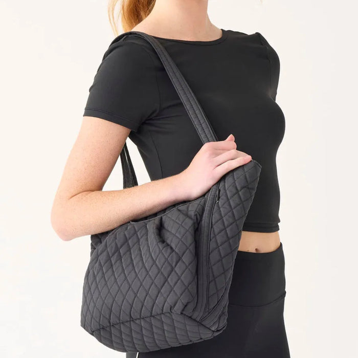 Vera Bradley Amanda Shoulder Bag in Moonless Night with a spacious design and comfortable shoulder strap.