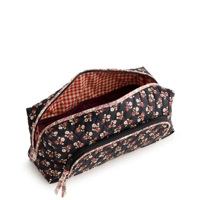 Vera Bradley Hair Care Case in Melissa Ditsy floral pattern designed to organize hair care essentials.