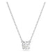 A sparkling diamond pendant hanging from a delicate chain, showcasing elegance and luxury.