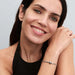 Pandora Round Pandora Clasp Twisted Snake Bracelet in sterling silver with a classic snake-chain design.