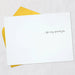 White card with 'for very special you' text on a yellow envelope against a light gray background