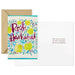 Greeting card with 'Rosh Hashanah' text and apples design, featuring a brown envelope.