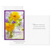 Inside message — the Bible verse and Easter blessing