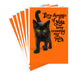 Hallmark Halloween greeting card with adorable black cat and festive seasonal lettering