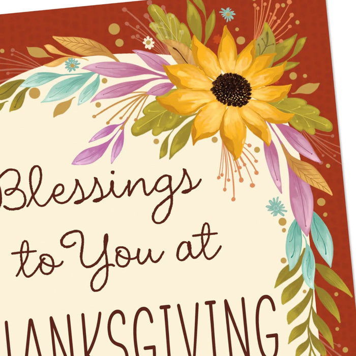 Thanksgiving cards with autumn leaves and matching envelopes