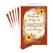Thanksgiving cards with autumn leaves and matching envelopes