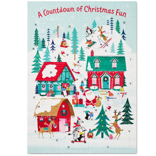 This Hallmark North Pole Ski Fun Advent Calendar brings festive excitement and holiday anticipation to every day of the Christmas countdown. 