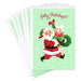 Hallmark Jolly Santa Claus Christmas Cards, pack of 6, featuring a cheerful Santa Claus design for holiday greetings