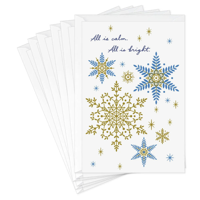 Hallmark May Peace Find Your Heart Christmas Cards Pack of 6