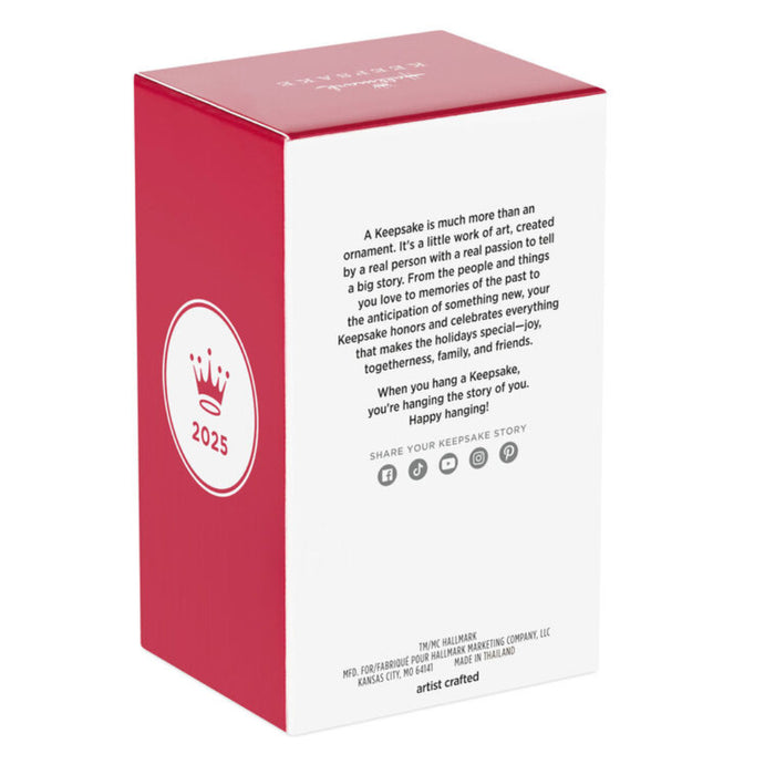 Red and white box with text and a logo on a white background