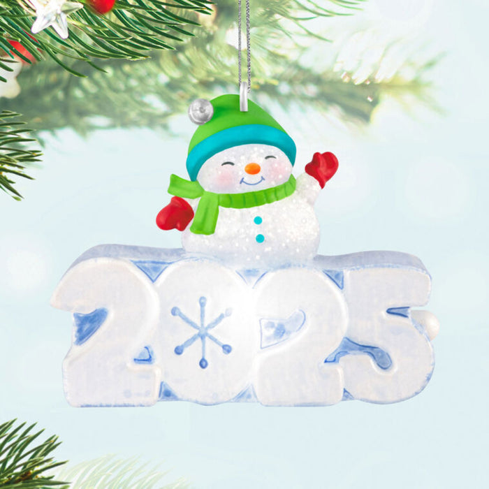 Hallmark : 2025 Keepsake Mini A Snowy 2025 Ornament With Light, 1.25" (376) at Annie's Hallmark 