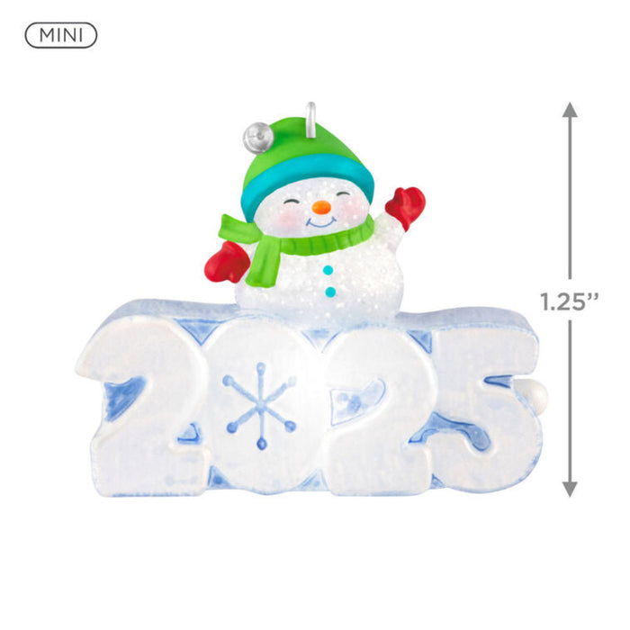 Hallmark : 2025 Keepsake Mini A Snowy 2025 Ornament With Light, 1.25" (376) at Annie's Hallmark 