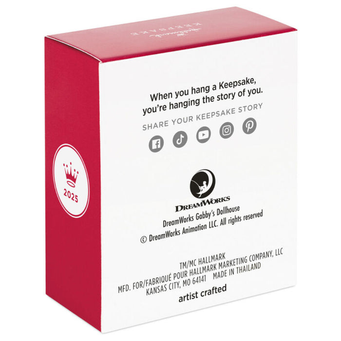 Hallmark DreamWorks Keepsake packaging with branding and product details.