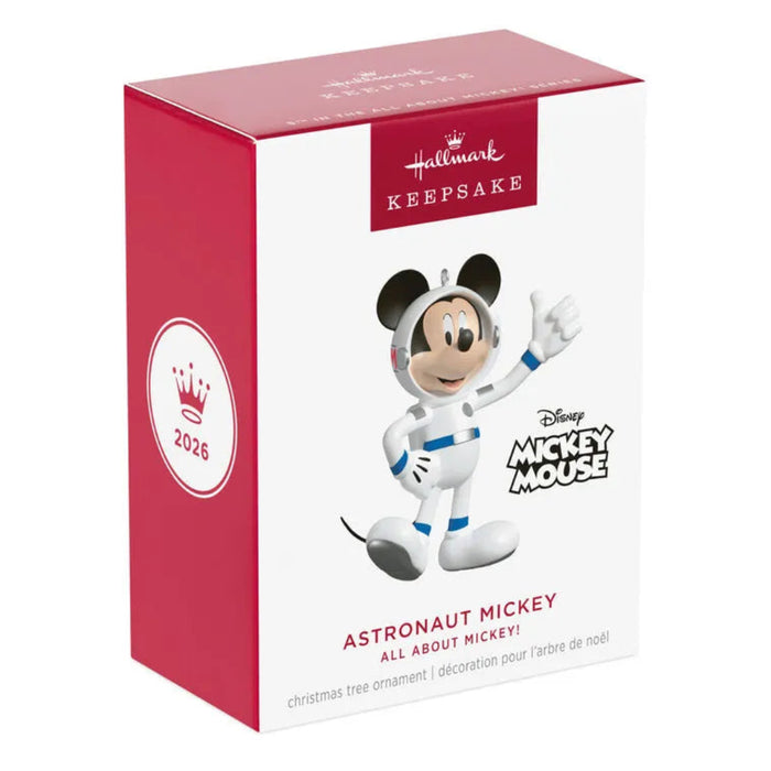 Hallmark : 2026 Keepsake Disney All About Mickey! Astronaut Mickey Ornament (28)