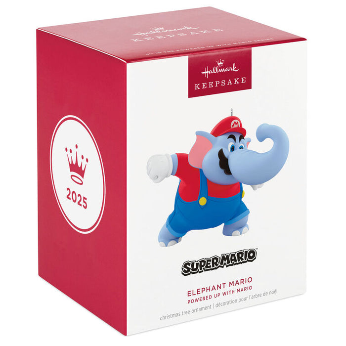 Hallmark : 2025 Keepsake Nintendo Powered Up With Mario Elephant Mario Ornament (108)