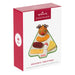 Hallmark Keepsake ornament packaging with Christmas-themed cookies on a white background