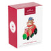 Hallmark Keepsake Christmas ornament packaging with a hamster in a train 