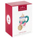 Hallmark Cup of Cozy Christmas ornament packaging on a white background