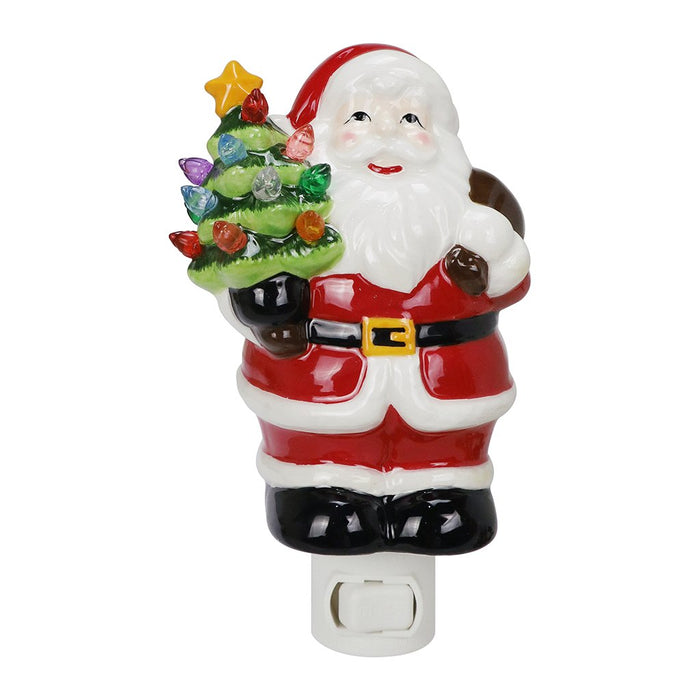 6" North Pole Friends Ceramic Night Light - Assorted by style - 6" North Pole Friends Ceramic Night Light - Assorted by style