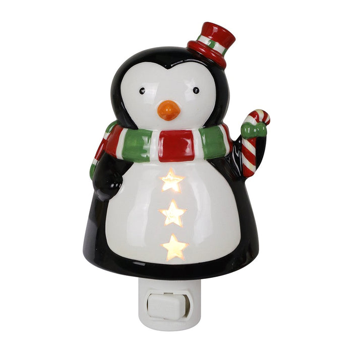 6" North Pole Friends Ceramic Night Light - Assorted by style - 6" North Pole Friends Ceramic Night Light - Assorted by style