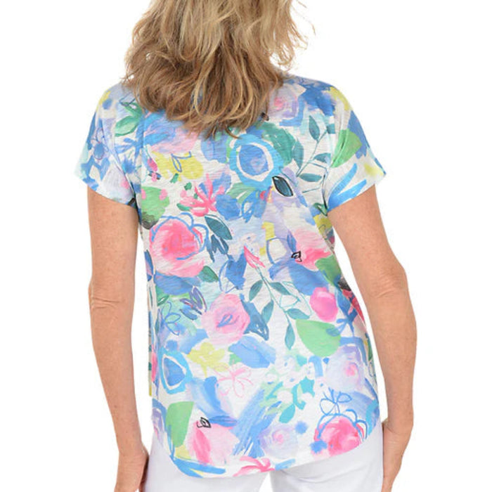 Shop the Jess & Jane Camelia Slub Knit Short Sleeve Top and refresh your everyday style.