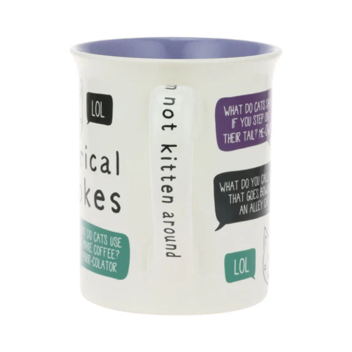 CAT JOKES MUG 16 OZ