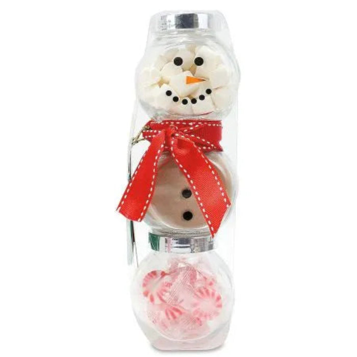 3-Tier Cocoa Set with Red Scarf 