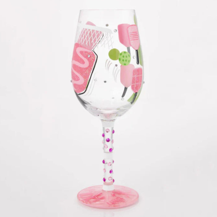 Dink then Drink Wine Glass